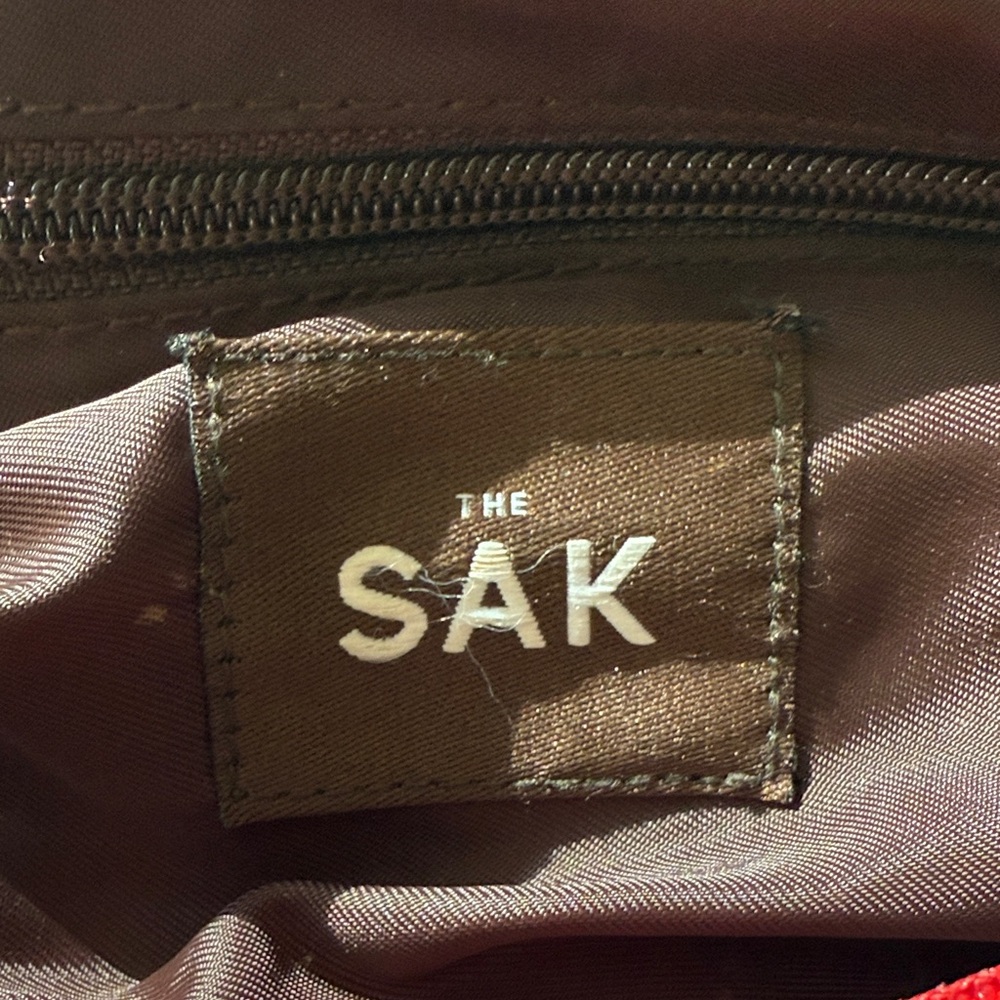THE SAK Red Woven Knit Purse - Picture 8 of 16